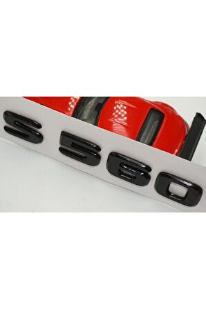 S 560 Bagaj Parlak Siyah Abs 3m 3d Yazı Logo