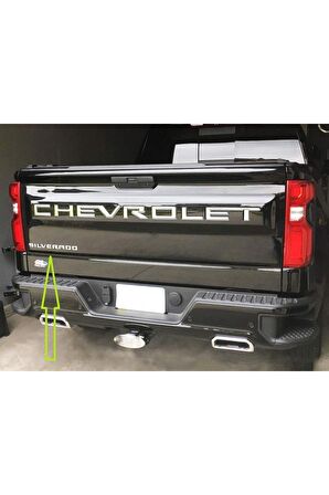 Chevrolet Siverado Bagaj 3m 3d Krom Abs Yazı Logo Amblem