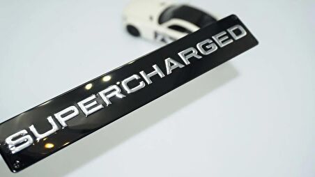 DK Tuning Supercharged Bagaj Siyah Logo Arma Range Rover İle Uyumlu