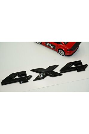 DK Arazi Off Road 4X4 Logo Büyük Boy Siyah ABS Bagaj 3M 3D Logo Arma