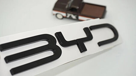 DK Tuning Byd Ön Kaput Siyah 25 cm Bagaj Yazı Logo Arma