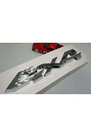 DK Arazi Off Road 4X4 Logo Büyük Boy Krom ABS Bagaj 3M 3D Logo Arma