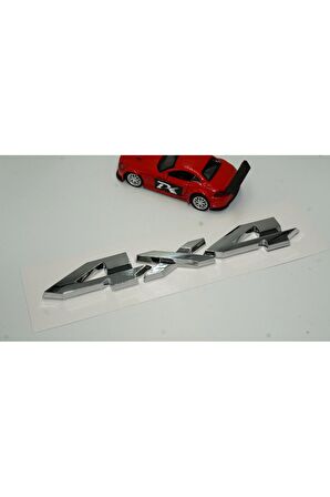 DK Arazi Off Road 4X4 Logo Büyük Boy Krom ABS Bagaj 3M 3D Logo Arma