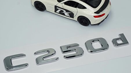 DK Tuning C 250d Bagaj Krom ABS 3M 3D Yazı Logo Benz İle Uyumlu