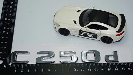 DK Tuning C 250d Bagaj Krom ABS 3M 3D Yazı Logo Benz İle Uyumlu