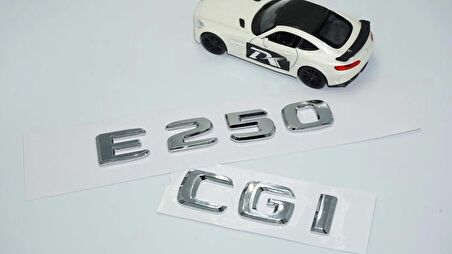 DK Tuning E250 CGi Bagaj Krom ABS 3M 3D Yazı Logo Benz İle Uyumlu