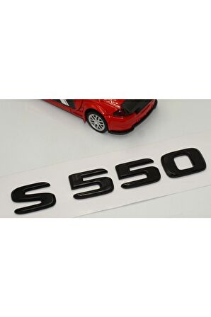 S 550 Bagaj Parlak Siyah Abs 3m 3d Yazı Logo