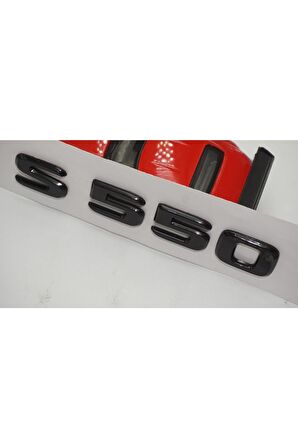 S 550 Bagaj Parlak Siyah Abs 3m 3d Yazı Logo