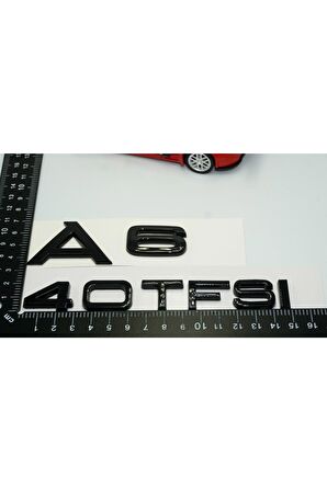 Audi A6 40 Tfsi Parlak Siyah Abs 3m 3d Bagaj Yazı Logo Orjinal Ürün