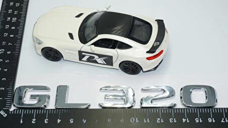 DK Tuning GL320 Bagaj Krom ABS 3M 3D Yazı Logo Benz İle Uyumlu