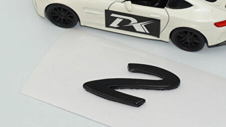 DK Tuning Porsche 2 Rakamı 911 GT2 RS Bagaj Siyah Yazı Logo Arma