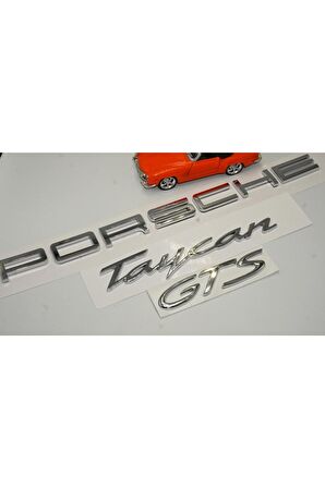 Porsche Taycan Gts Bagaj 3m 3d Abs Yazı Logo Amblem Seti Orjinal Ürün