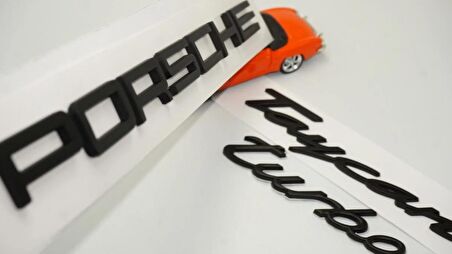 DK Tuning Porsche Taycan Turbo Bagaj 3M 3D ABS Yazı Logo Amblem Seti
