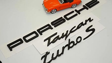 DK Tuning Porsche Taycan Turbo S Bagaj 3M 3D ABS Yazı Logo Amblem Seti