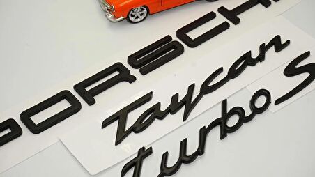 DK Tuning Porsche Taycan Turbo S Bagaj 3M 3D ABS Yazı Logo Amblem Seti