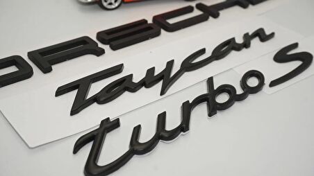 DK Tuning Porsche Taycan Turbo S Bagaj 3M 3D ABS Yazı Logo Amblem Seti