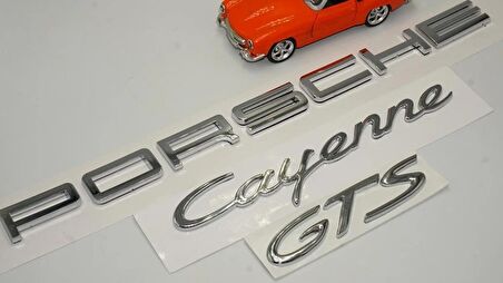 DK Tuning Porsche Cayenne GTS Bagaj 3M 3D ABS Yazı Logo Amblem Seti