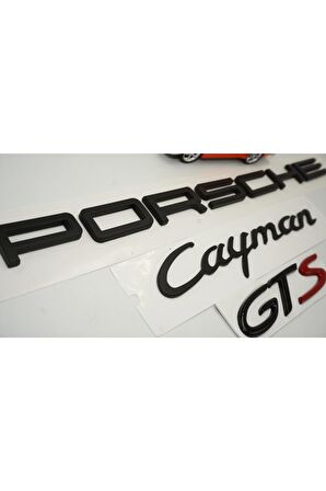 Porsche Cayenne Uyumlu  Bagaj 3m 3d Abs Yazı Logo Amblem Seti