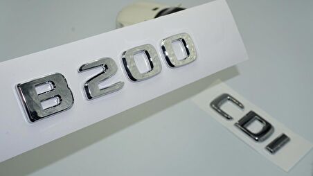 Dk Tuning B200 Cdi Bagaj Krom Abs 3m 3d Yazı Logo Benz İle Uyumlu
