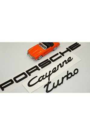 Porsche Cayenne Uyumlu Turbo Bagaj 3m 3d Abs Yazı Logo Amblem Seti