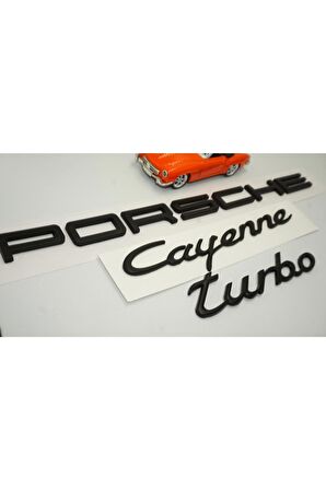 Porsche Cayenne Uyumlu Turbo Bagaj 3m 3d Abs Yazı Logo Amblem Seti