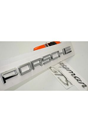 Porsche Cayman Gts Bagaj 3m 3d Abs Uyumlu Yazı Logo Amblem Seti