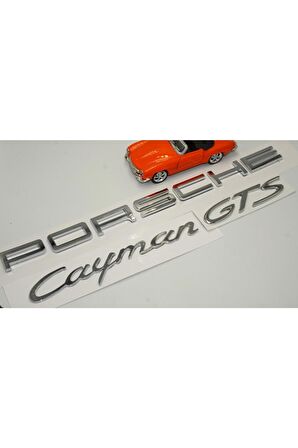 Porsche Cayman Gts Bagaj 3m 3d Abs Uyumlu Yazı Logo Amblem Seti