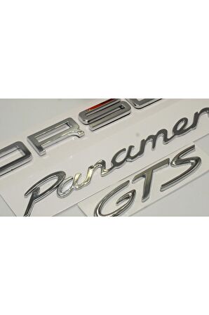Porsche Panamera Gts Bagaj 3m 3d Abs Yazı Logo Amblem Seti Uyumlu