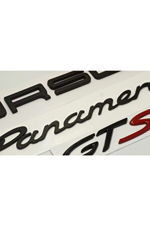 Panamera Gts Bagaj 3m 3d Abs Yazı Logo Amblem Seti Uyumlu