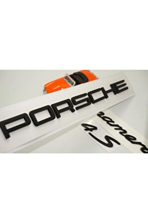 Porsche Panamera 4s Bagaj 3m 3d Abs Yazı Logo Amblem Seti Uyumlu