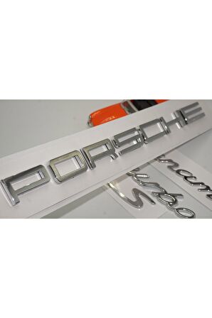 Porsche Panamera Uyumlu  Turbo S Bagaj 3m 3d Abs Yazı Logo Amblem Seti