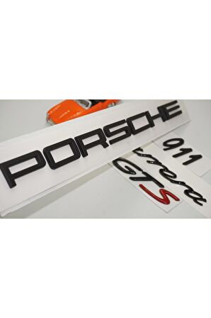 Porsche Carrera 911 Gts Bagaj 3m 3d Abs Yazı Logo Amblem Seti