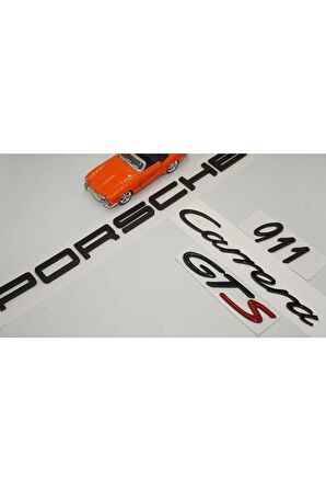 Porsche Carrera 911 Gts Bagaj 3m 3d Abs Yazı Logo Amblem Seti