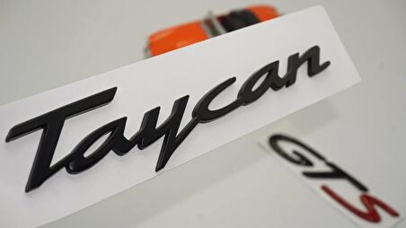DK Tuning Porsche Taycan GTS Bagaj 3M 3D ABS Yazı Logo Amblem Seti