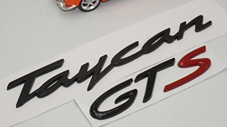 DK Tuning Porsche Taycan GTS Bagaj 3M 3D ABS Yazı Logo Amblem Seti