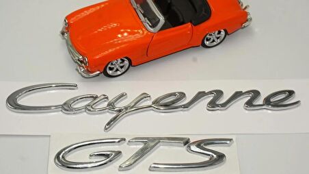 DK Tuning Porsche Cayenne GTS Bagaj 3M 3D ABS Yazı Logo Amblem Seti