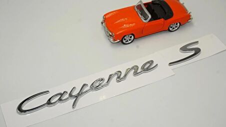 DK Tuning Porsche Cayenne S Bagaj 3M 3D ABS Yazı Logo Amblem Seti