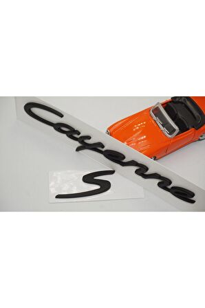 Porsche Cayenne S Uyumlu Bagaj 3m 3d Abs Yazı Logo Amblem Seti