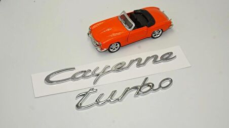 DK Tuning Porsche Cayenne Turbo Bagaj 3M 3D ABS Yazı Logo Amblem Seti