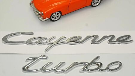 DK Tuning Porsche Cayenne Turbo Bagaj 3M 3D ABS Yazı Logo Amblem Seti