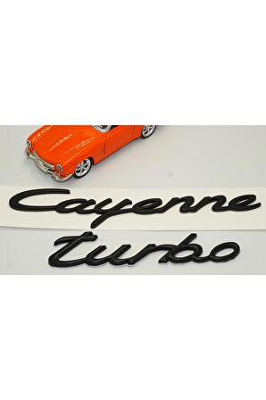 Porsche Cayenne Turbo  Bagaj 3m 3d Abs Yazı Logo Amblem Seti