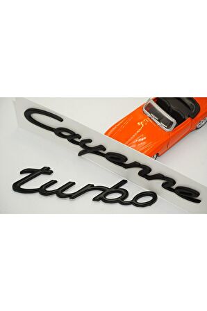 Porsche Cayenne Turbo  Bagaj 3m 3d Abs Yazı Logo Amblem Seti