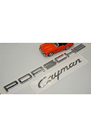 Porsche Cayman Bagaj 3m 3d Abs Yazı Logo Amblem Seti