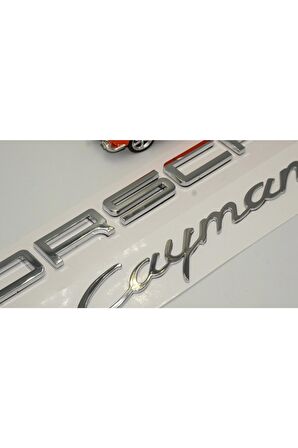 Porsche Cayman Bagaj 3m 3d Abs Yazı Logo Amblem Seti