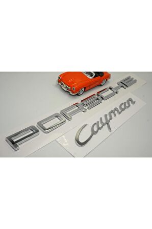 Porsche Cayman Bagaj 3m 3d Abs Yazı Logo Amblem Seti