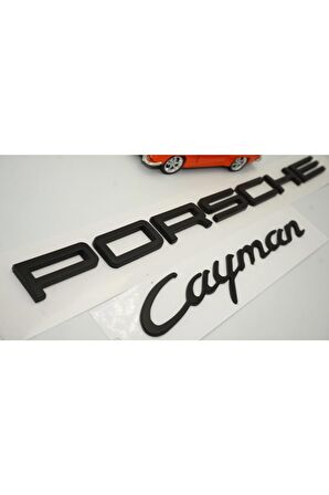 Porsche Cayman Bagaj 3m 3d Abs Yazı Logo Amblem Seti