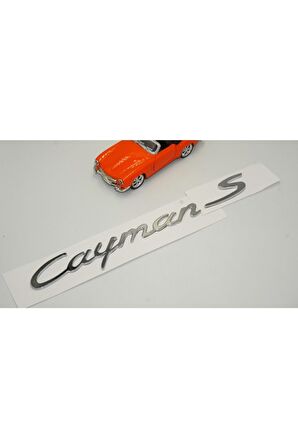Porsche Cayman S Uyumlu    Bagaj 3m 3d Abs Yazı Logo Amblem Seti