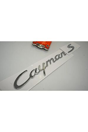 Porsche Cayman S Uyumlu    Bagaj 3m 3d Abs Yazı Logo Amblem Seti