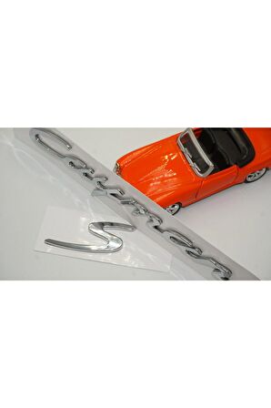 Porsche Cayman S Uyumlu    Bagaj 3m 3d Abs Yazı Logo Amblem Seti