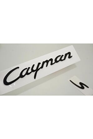 Porsche Cayman S Bagaj 3m 3d Abs Yazı Logo Amblem Seti